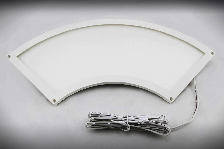 LED panel quarter circle, 28x10cm, 7W, 490lm, 4.000K neutral white