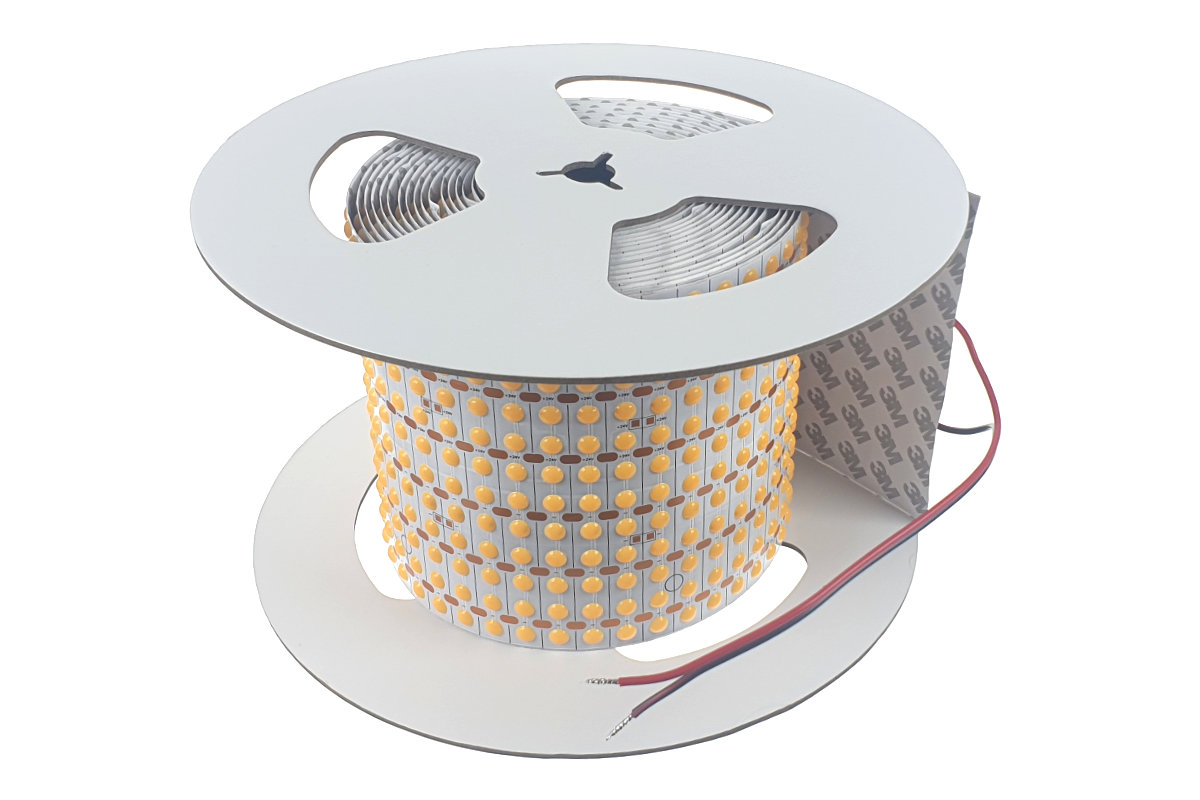 Backlight-Sheet: 500 x 12cm - 1.200 LED/m - 3,000K warm white