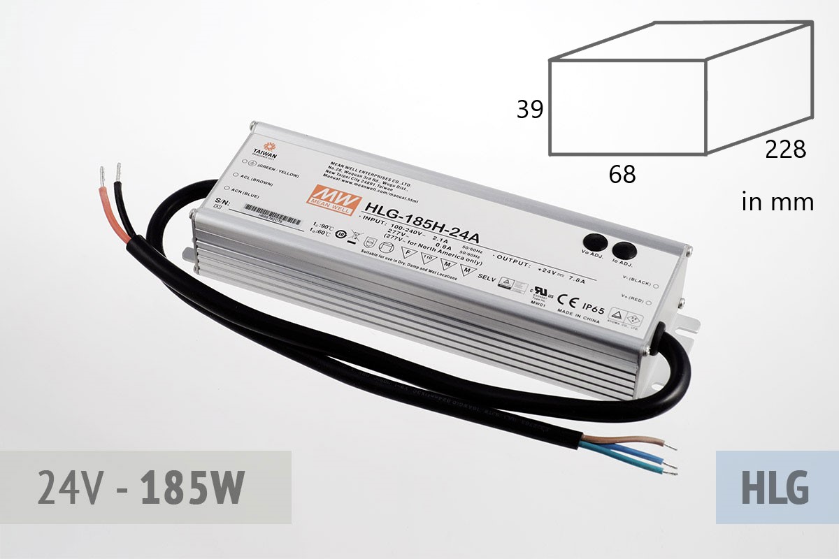 HLG-185-24 Netzteil LED1125
