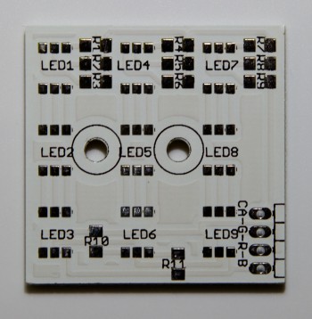 Platine LED-Cluster 3x3 für PLCC6