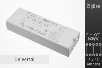 ZigBee Universal LED-Controller | 5 x 6A