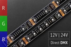 Direkt über DMX steuerbare Pixel-LED-Streifen | 12 & 24V | IP65