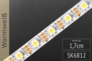 LED-Band digital SK6812 - warmweiß 3.000K - 60 Pixel/m