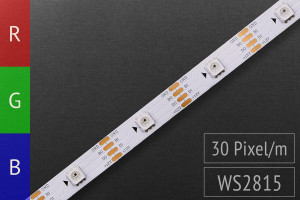 LED-Band digital WS2815 - 30 RGB-LEDs/m - IP20 - 12V