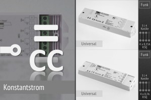 LK55 CC Funk-Dimmer für LED-Spots u.a. mit Konstantstrom