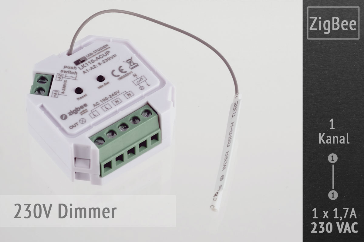 ZigBee 230V AC-Dimmer | 1 x 400Watt