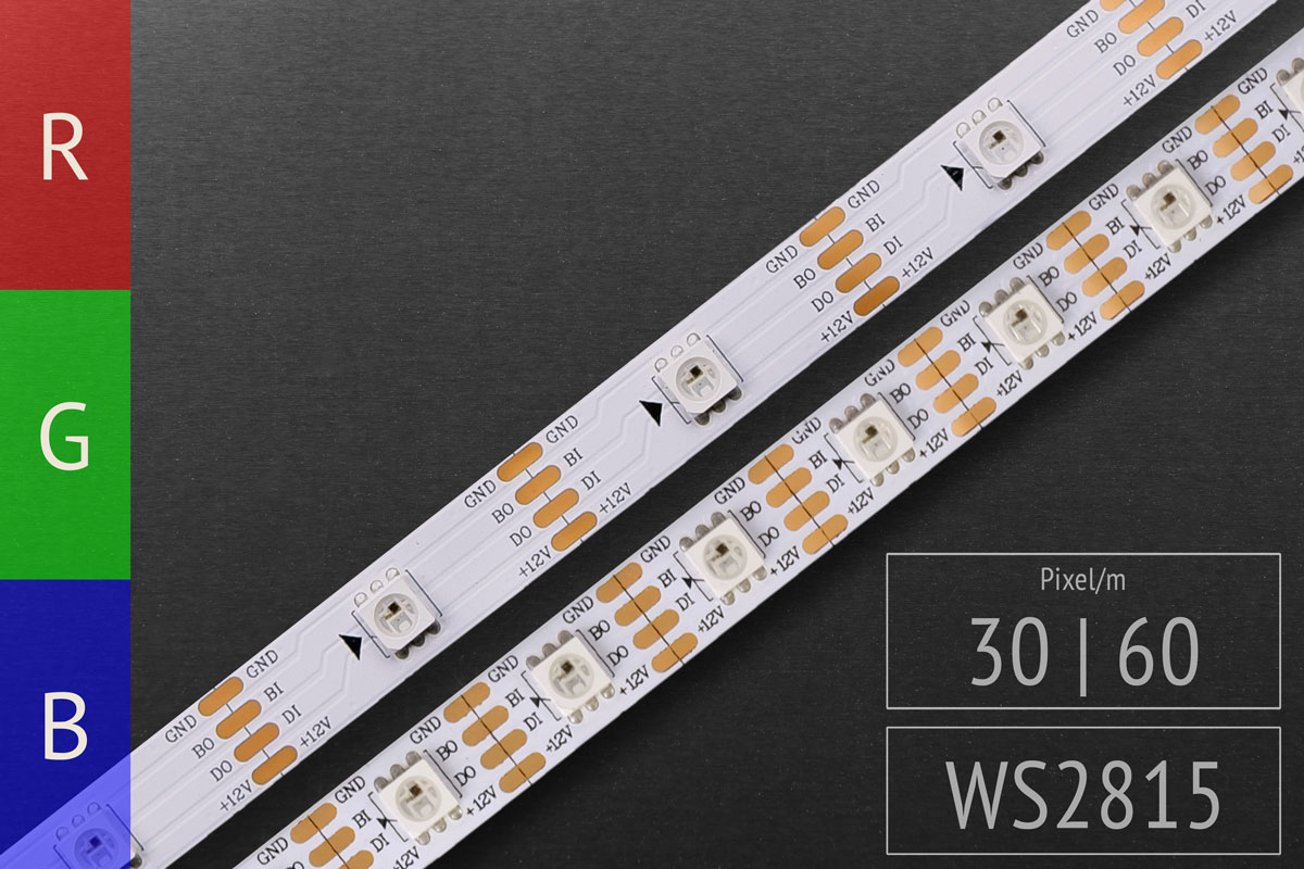 LED-Band digital WS2815 - RGB-Pixel - IP20 - 12V